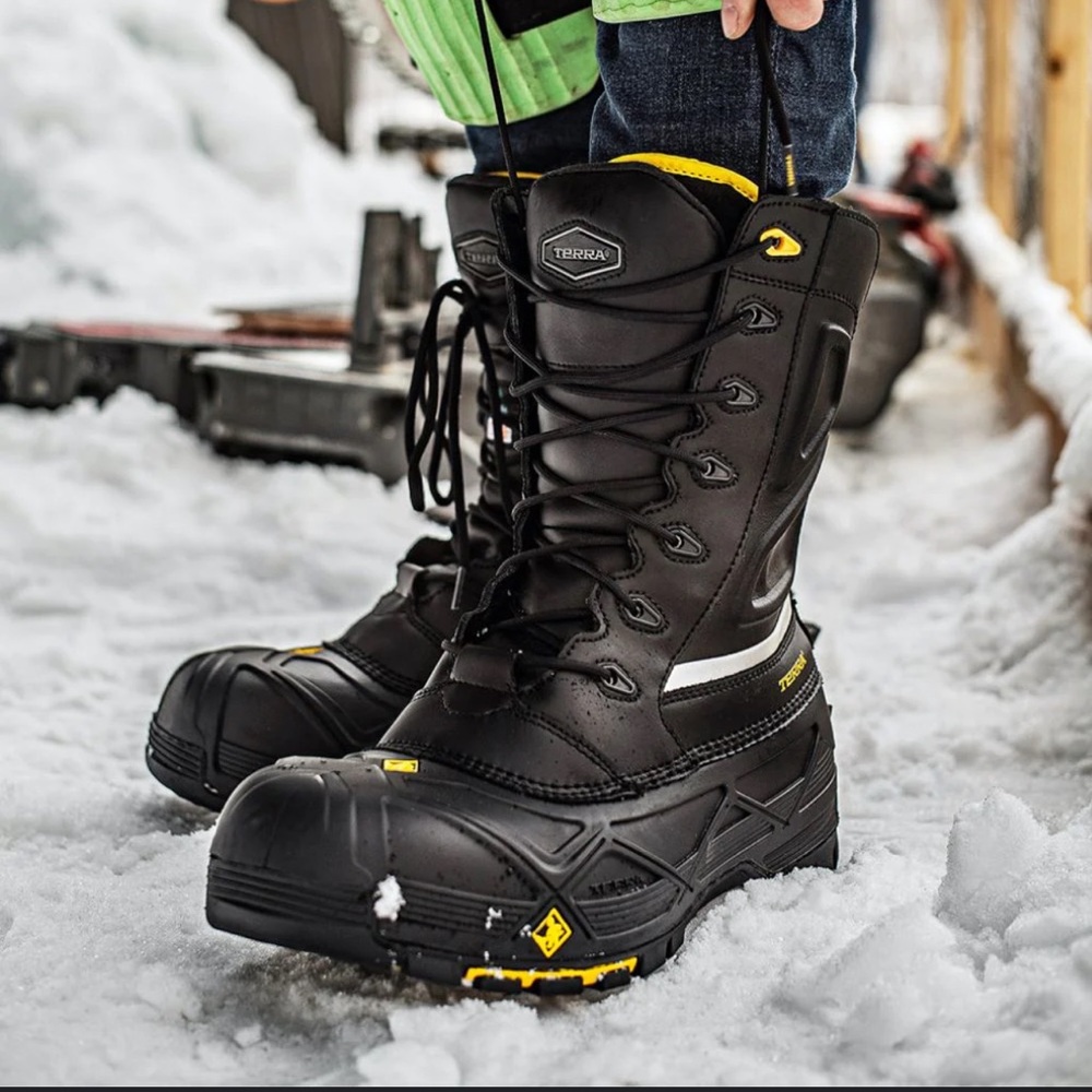 NWT Terra Crossbow Composite Toe Waterproof Winter Work Boots Size 10